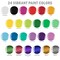 Professional 24 Color Outdoor Acrylic Paint Set, 2oz Bottles, with 7 Brush Kit - Vivid Colors for Painting Canvas, Rocks, Wood Crafts, Toys